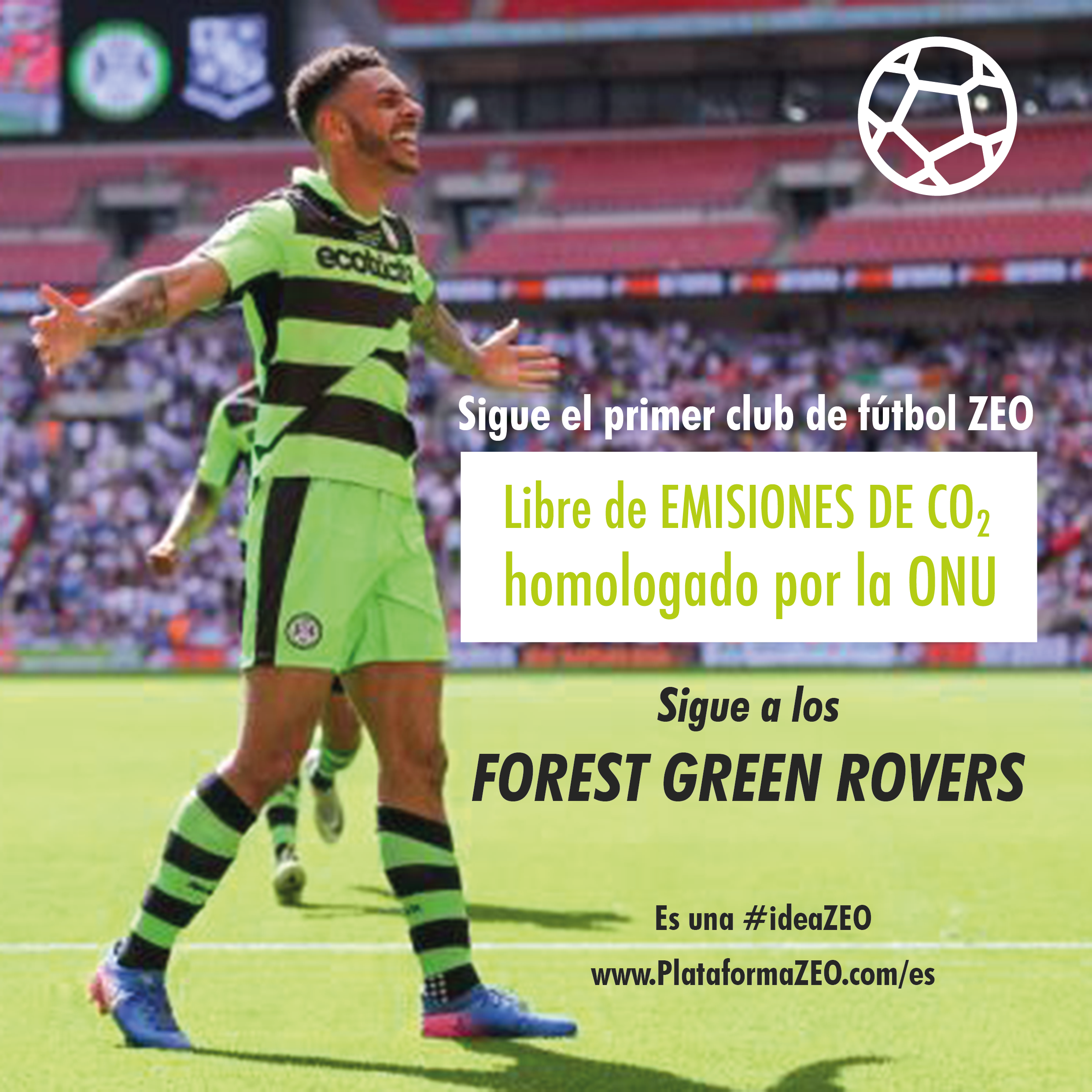 Los Forest Green Rovers son el primer equipo libre de emisiones