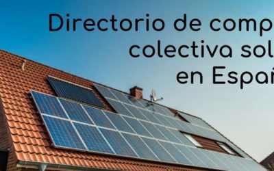 Directorio de compra colectiva de placas solares en España