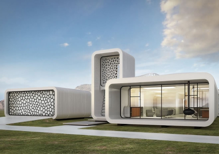 Casas bioclimáticas construidas con impresora 3D - ZeroEmissionsObjective